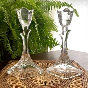Vintage Tulip candel holders 🌷
